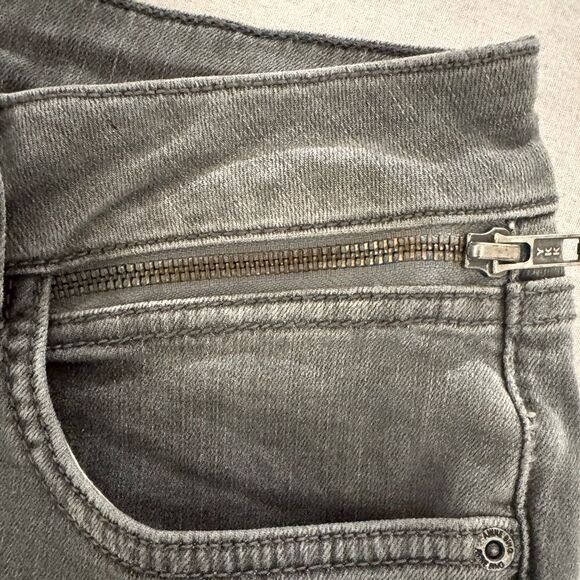 Anine Bing Gray Distressed Slim Jeans Size 28 - Picture 10 of 11